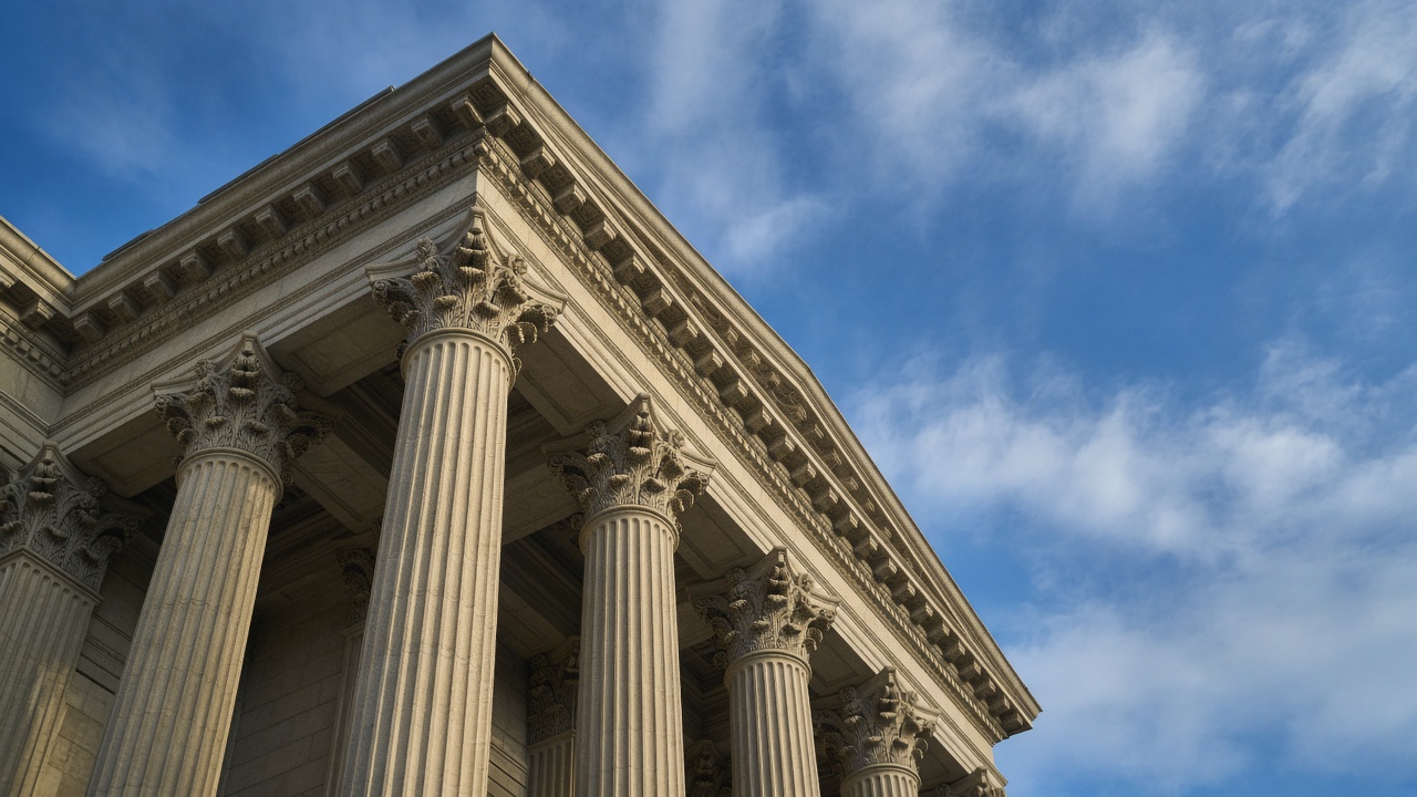Institutional building columns